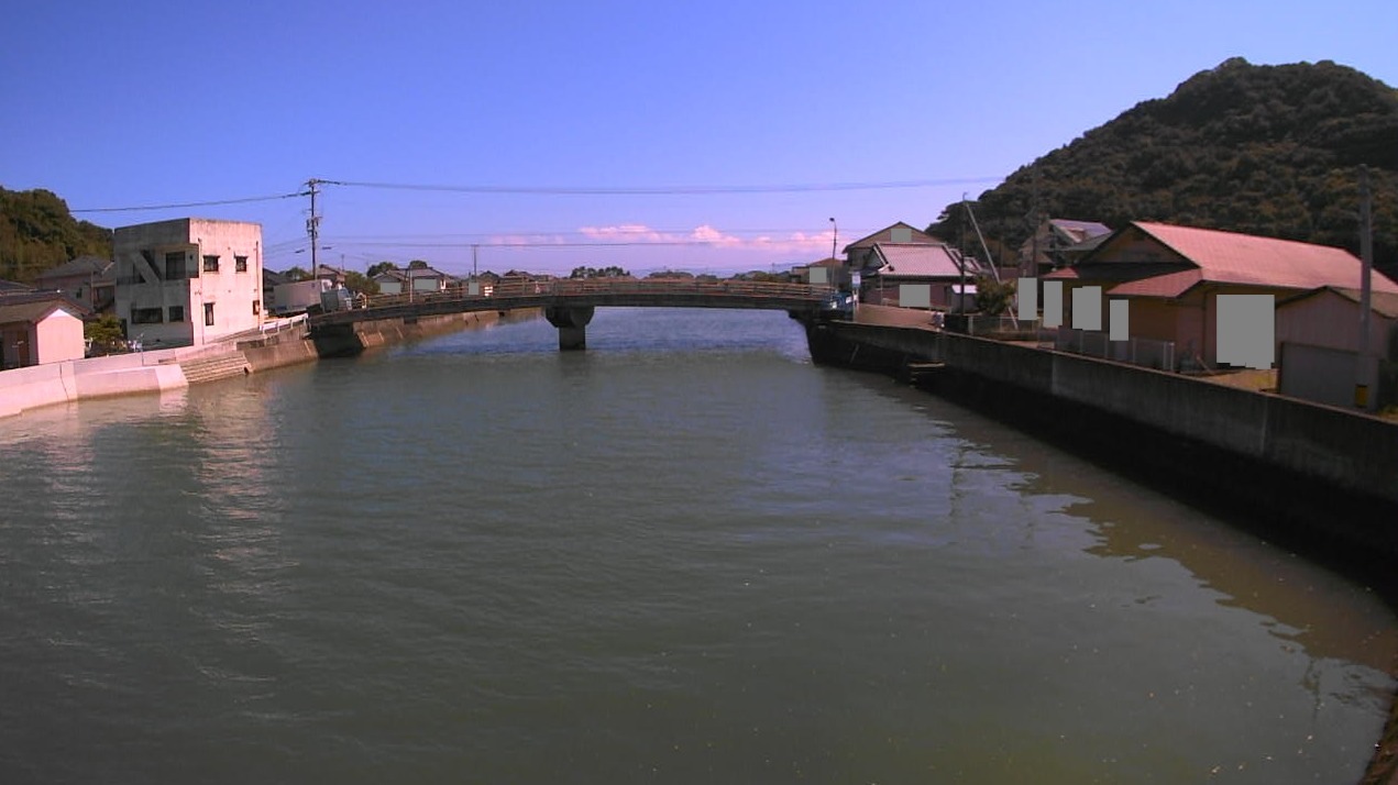 内野川君ヶ水橋ライブカメラ(熊本県天草市五和町二江)