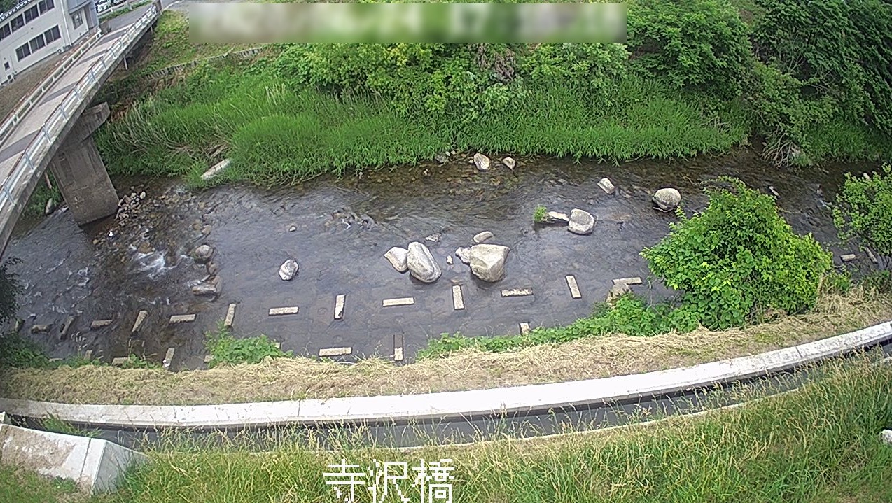簗川寺沢橋ライブカメラ(岩手県盛岡市川目)