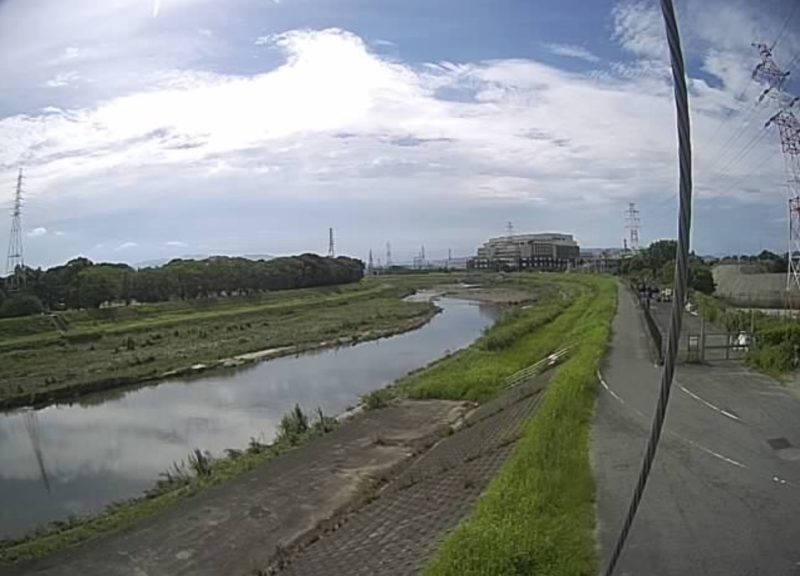 猪名川千里川合流上流ライブカメラ(大阪府豊中市原田西町)