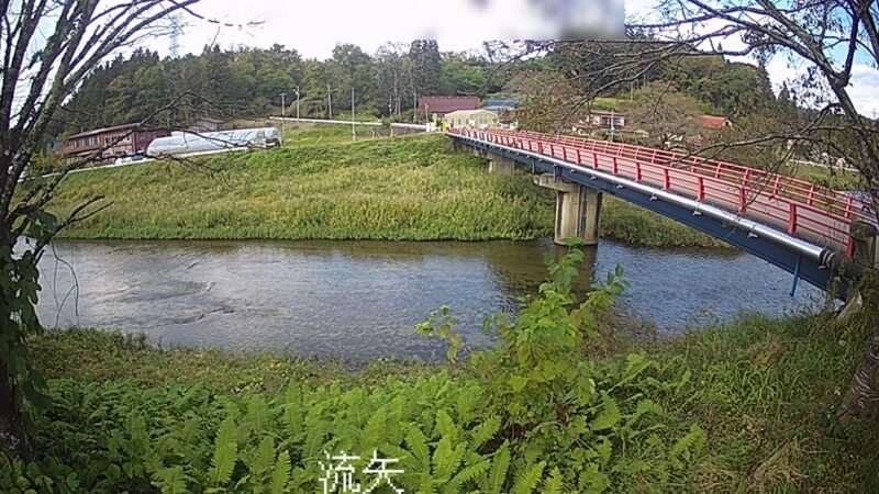 砂鉄川流矢ライブカメラ(岩手県一関市大東町摺沢)
