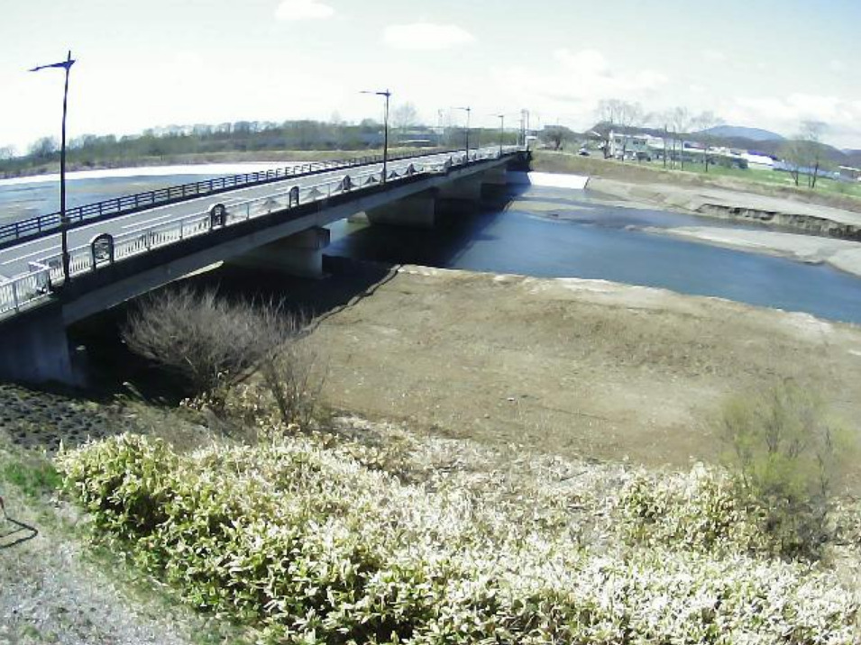 白老川1.6KPライブカメラ(北海道白老町本町)