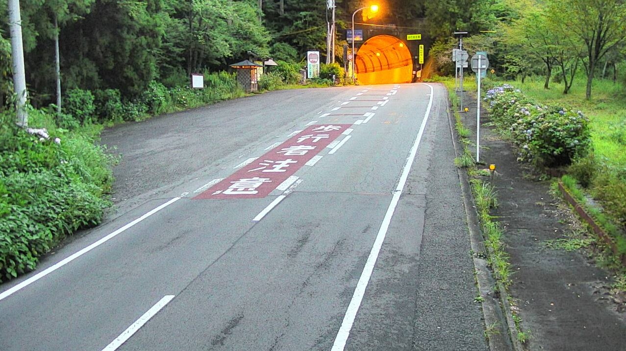 愛媛県道12号西条久万線峠御堂隧道久万高原町側ライブカメラ(愛媛県久万高原町菅生)