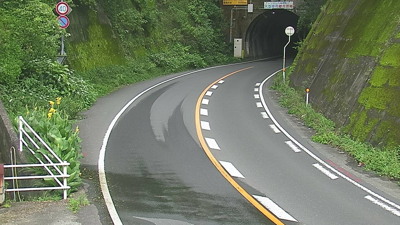 国道197号名坂トンネル大平側ライブカメラ(愛媛県八幡浜市大平)