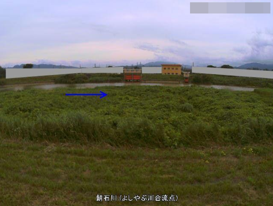 鯖石川よしやぶ川合流点ライブカメラ(新潟県柏崎市松波)