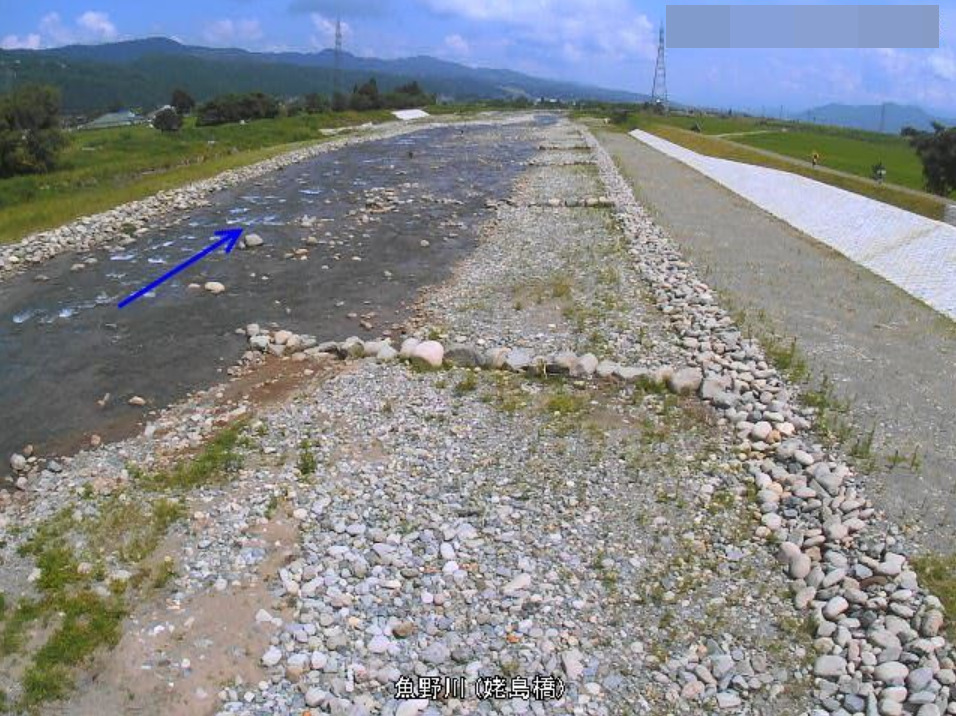 魚野川姥島橋ライブカメラ(新潟県南魚沼市姥島新田)