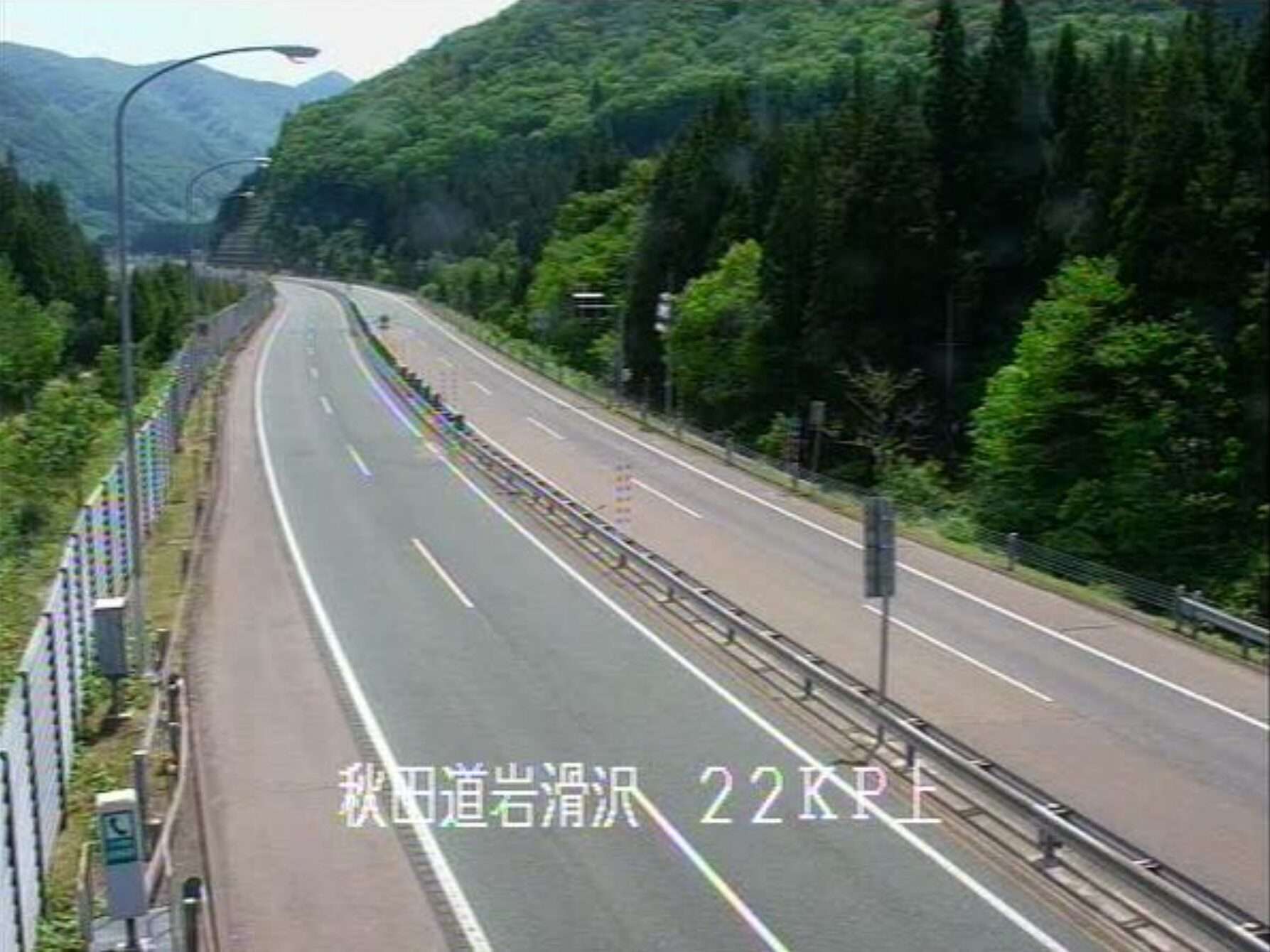 秋田自動車道岩滑沢ライブカメラ(岩手県西和賀町耳取)
