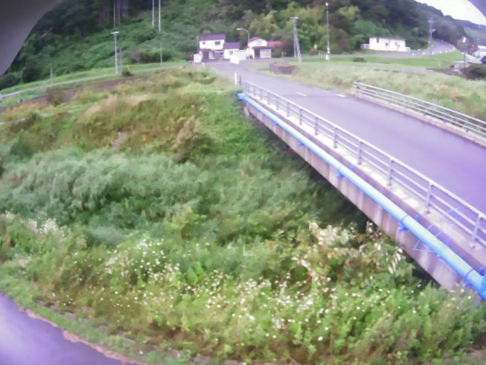 田沢川1.2KPライブカメラ(北海道江差町尾山町)
