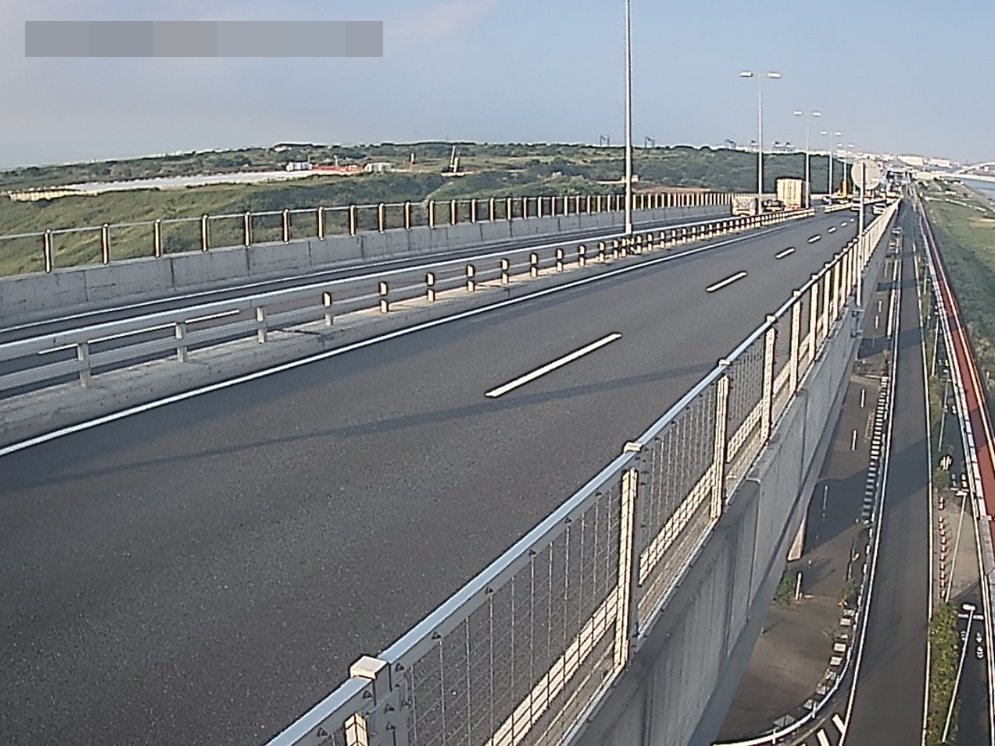 中央防波堤東京ゲートブリッジ中央防波堤外側ふ頭方面ライブカメラ(東京都江東区中央防波堤)