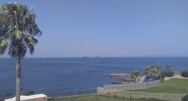 京急電鉄東京湾ライブカメラ(神奈川県横須賀市走水)