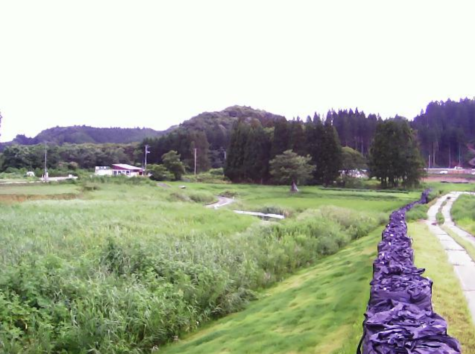 雄物川大沢川合流点付近ライブカメラ(秋田県大仙市杉山田)