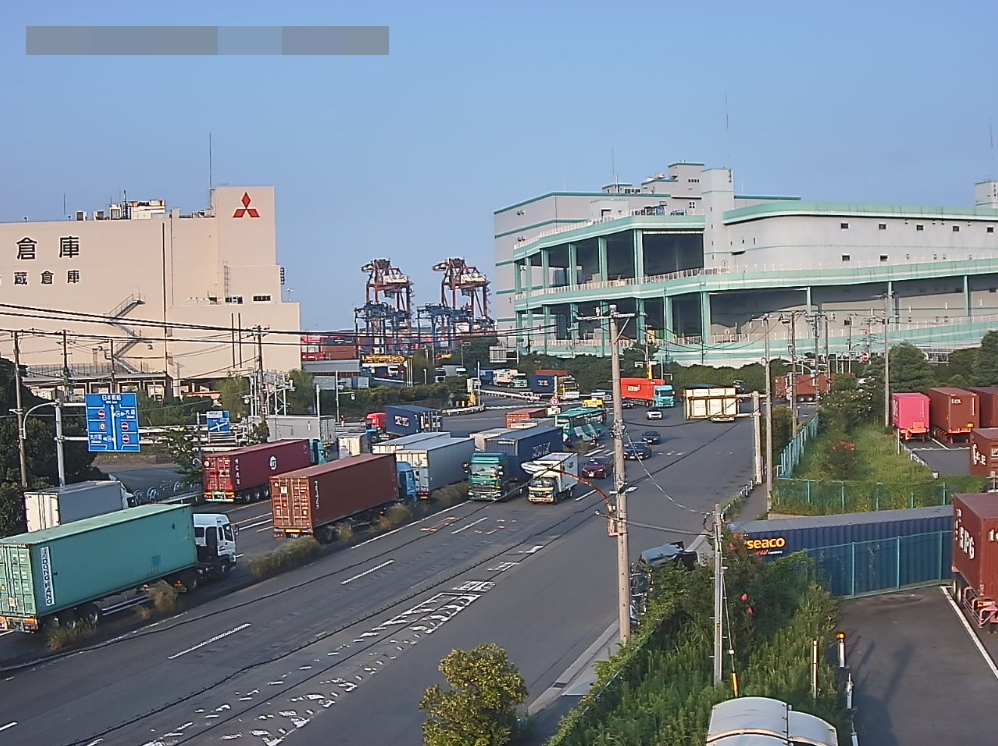 大井埠頭大井税関前交差点第2ライブカメラ(東京都大田区東海)