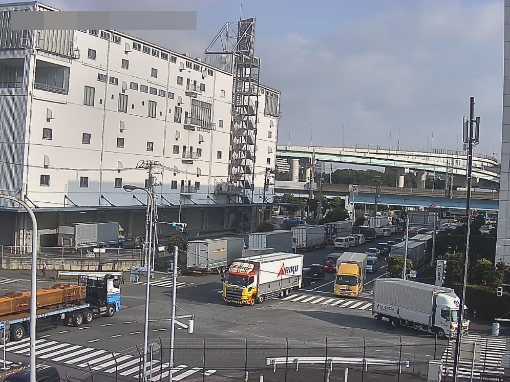辰巳埠頭辰巳交差点方面ライブカメラ(東京都江東区辰巳)