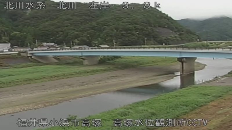 近畿地方整備局北川高塚ライブカメラ(福井県小浜市高塚)