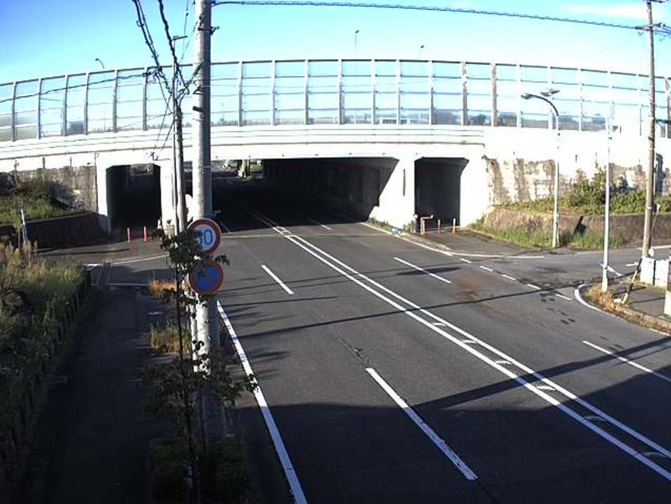岐阜県道118号羽島稲沢線上中町アンダーパス北側ライブカメラ(岐阜県羽島市上中町一色)
