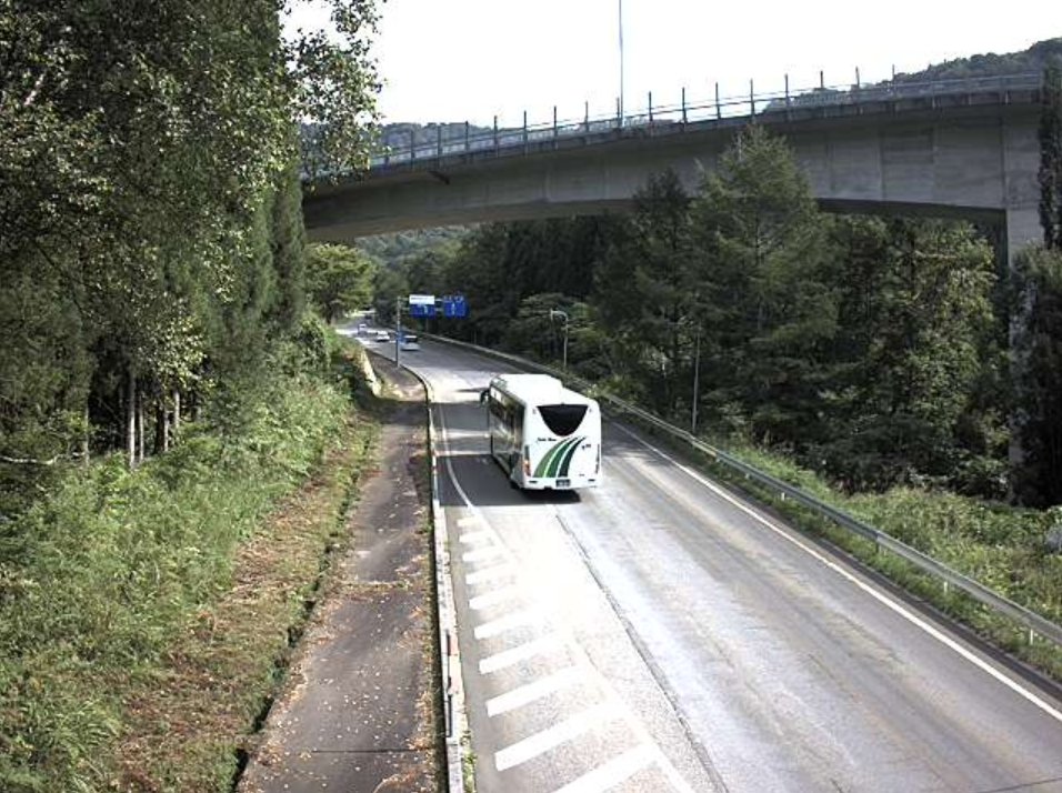 国道158号丹生川町久手平湯方面ライブカメラ(岐阜県高山市丹生川町久手)