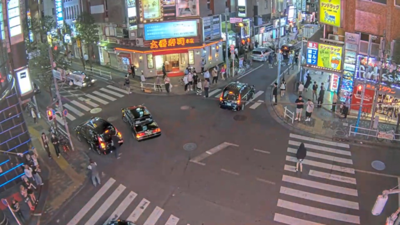 新宿歌舞伎町ライブカメラ(東京都新宿区歌舞伎町)