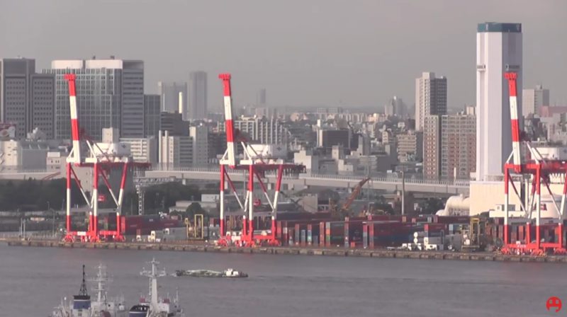 ENDAIBA品川コンテナふ頭ライブカメラ(東京都港区台場)