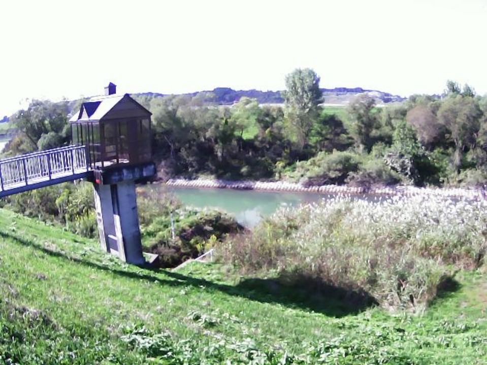 二股川0.8KP左岸ライブカメラ(宮城県登米市東和町米谷)