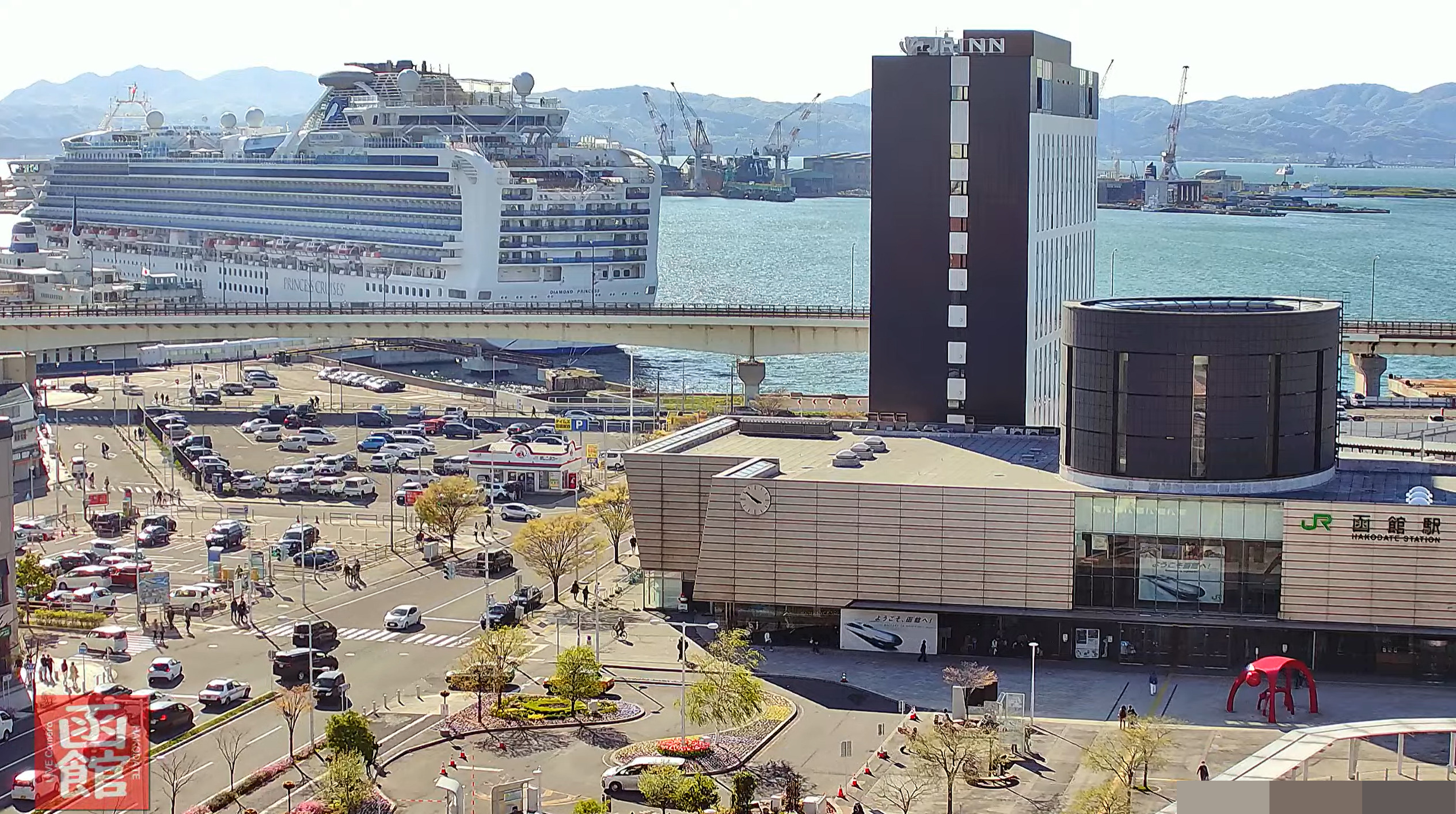 函館駅前ライブカメラ(北海道函館市若松町)