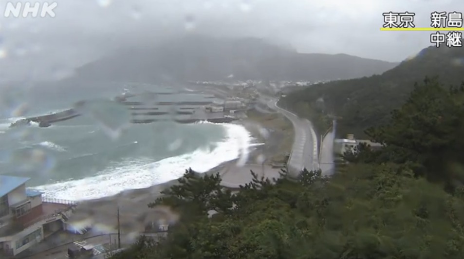 NHK新島ライブカメラ(東京都新島村黒根)