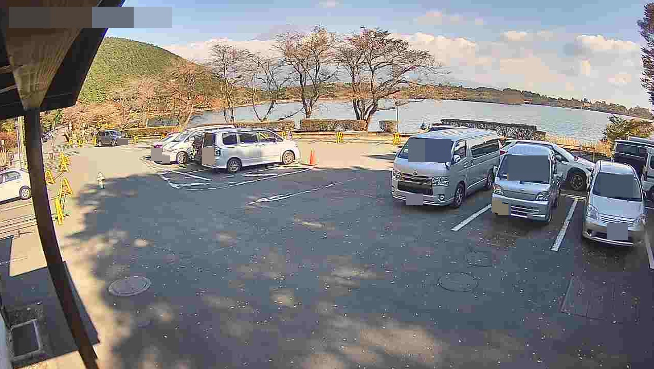 田貫湖キャンプ場北駐車場ライブカメラ(静岡県富士宮市猪之頭)