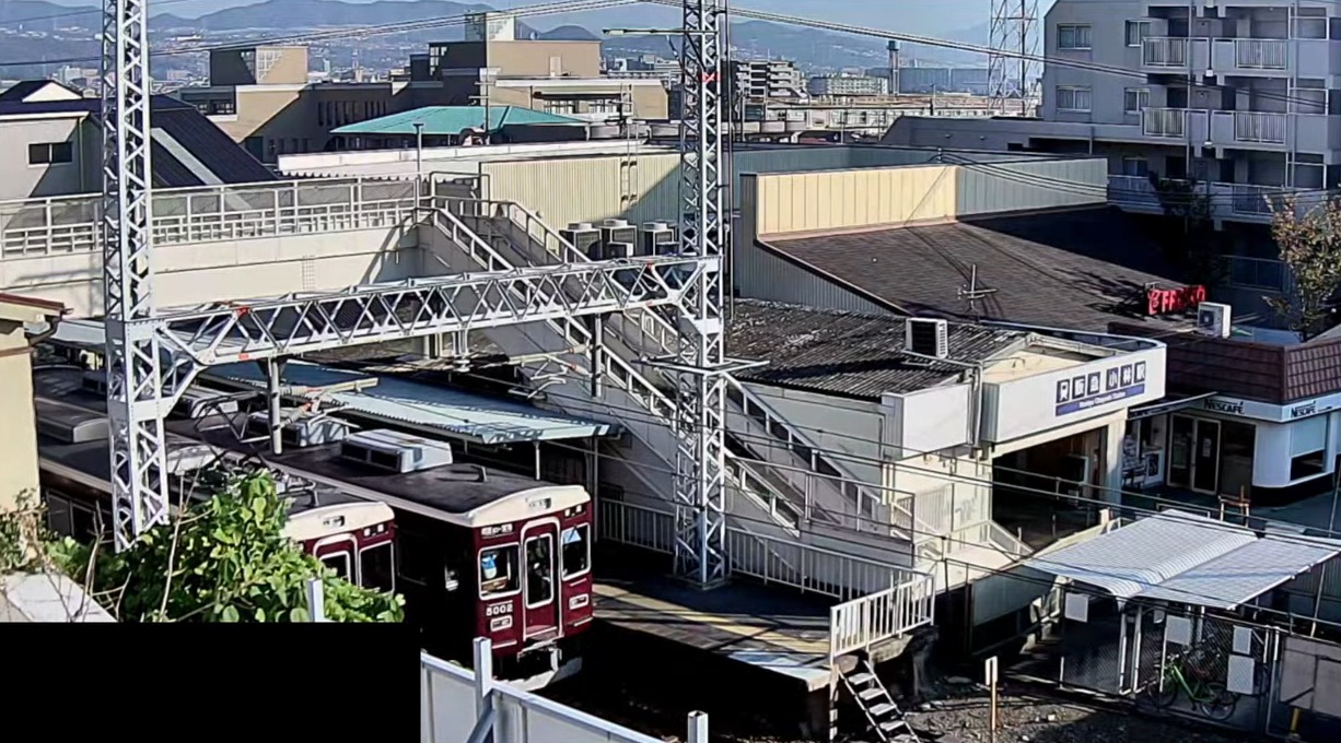 阪急電鉄今津線小林駅ライブカメラ(兵庫県宝塚市千種)