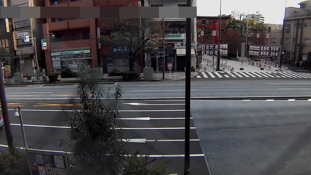 永代通り富岡八幡宮前ライブカメラ(東京都江東区富岡)