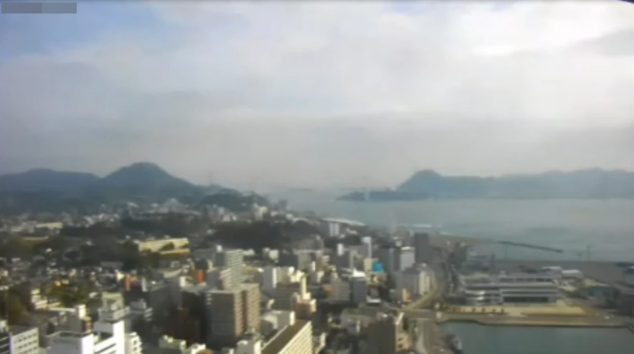 海峡ゆめタワー関門海峡関門橋ライブカメラ(山口県下関市豊前田町)