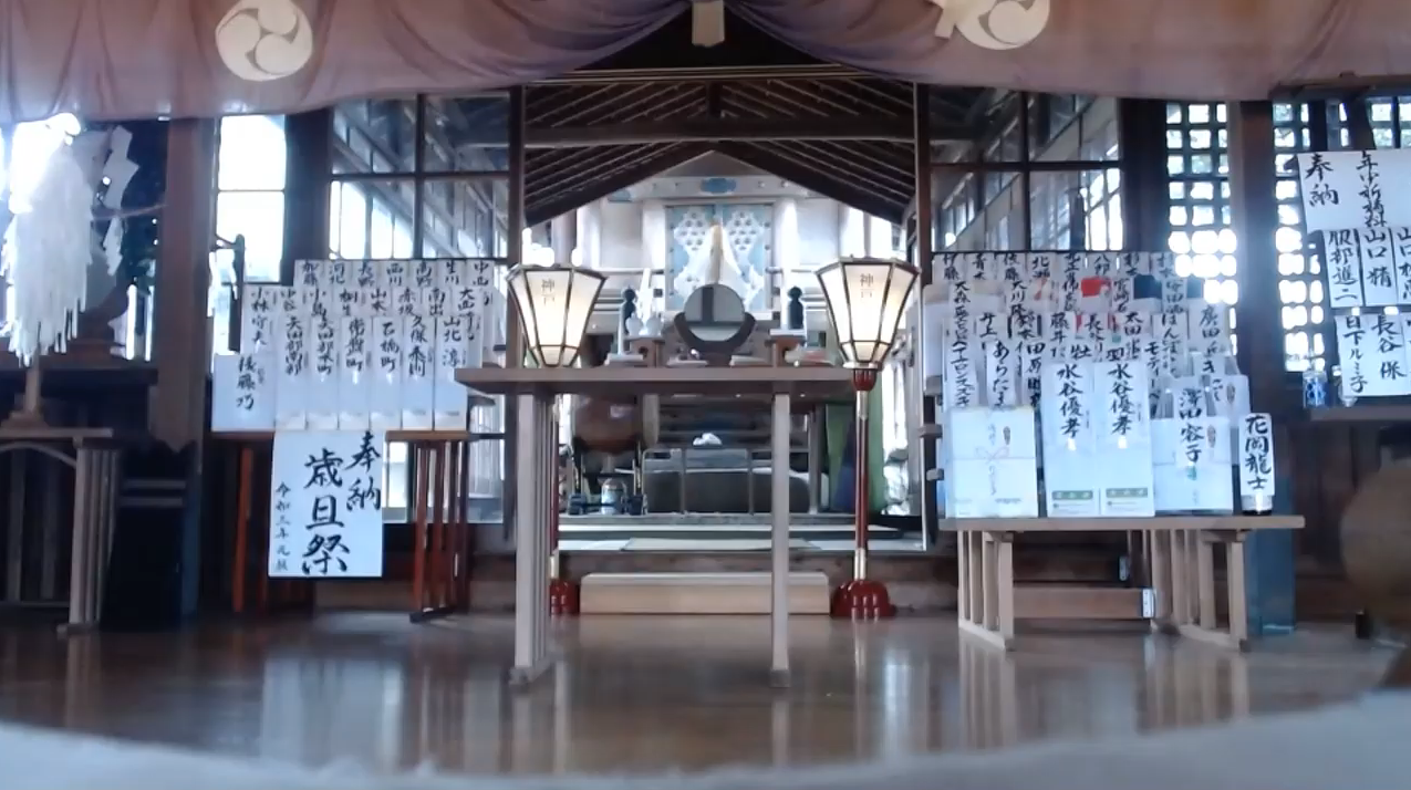 神戸宗社拝殿ライブカメラ(三重県鈴鹿市神戸)