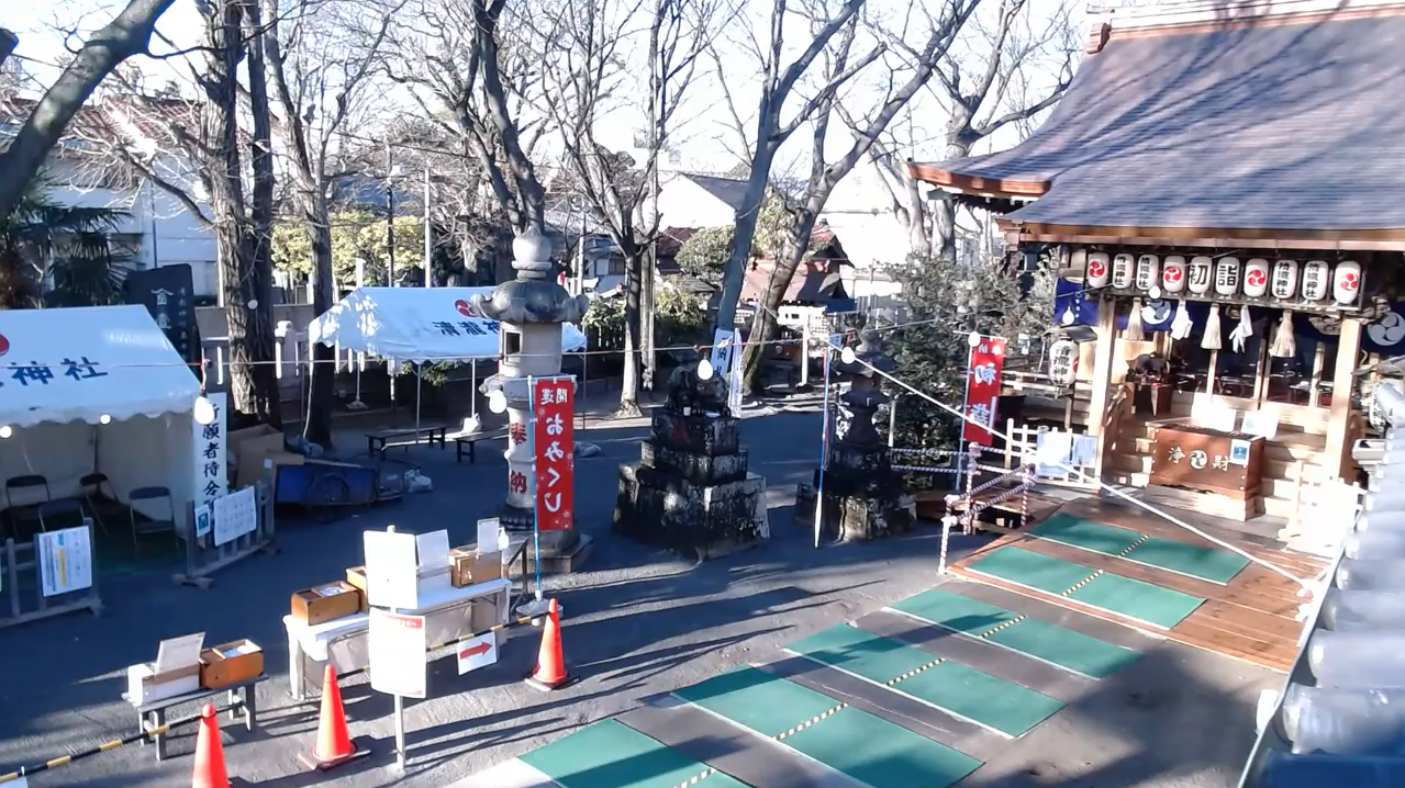 清瀧神社ライブカメラ(千葉県浦安市堀江)