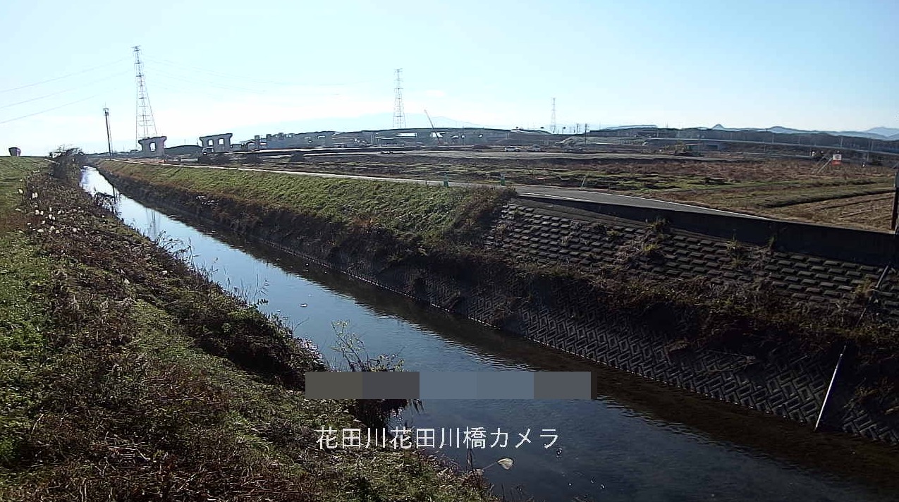 花田川花田川橋ライブカメラ(岐阜県大野町下磯)