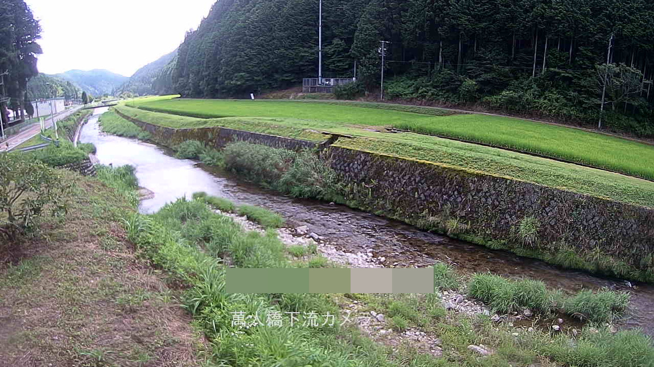 菅田川萬人橋下流ライブカメラ(岐阜県下呂市金山町菅田桐洞)