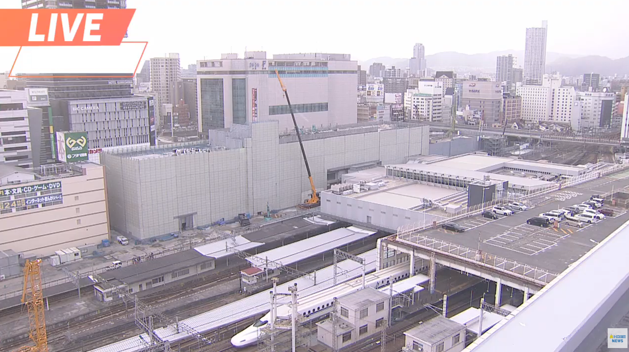 広島ホームテレビ広島駅ライブカメラ 広島県広島市東区 ライブカメラdb