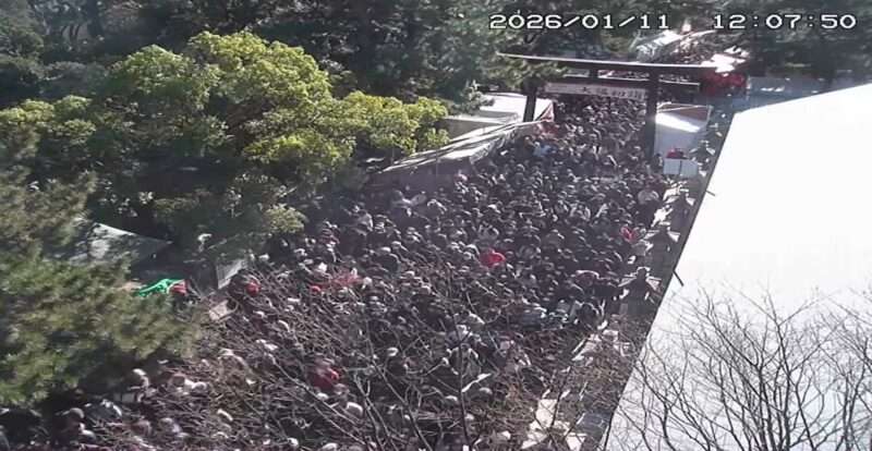 西宮神社ライブカメラ(兵庫県西宮市社家町) 2026年1月11日(日) 十日えびす 残り福