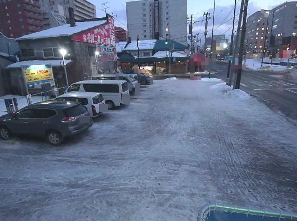 NTTルパルク札幌南2条東1第1駐車場1ライブカメラ(北海道札幌市中央区)