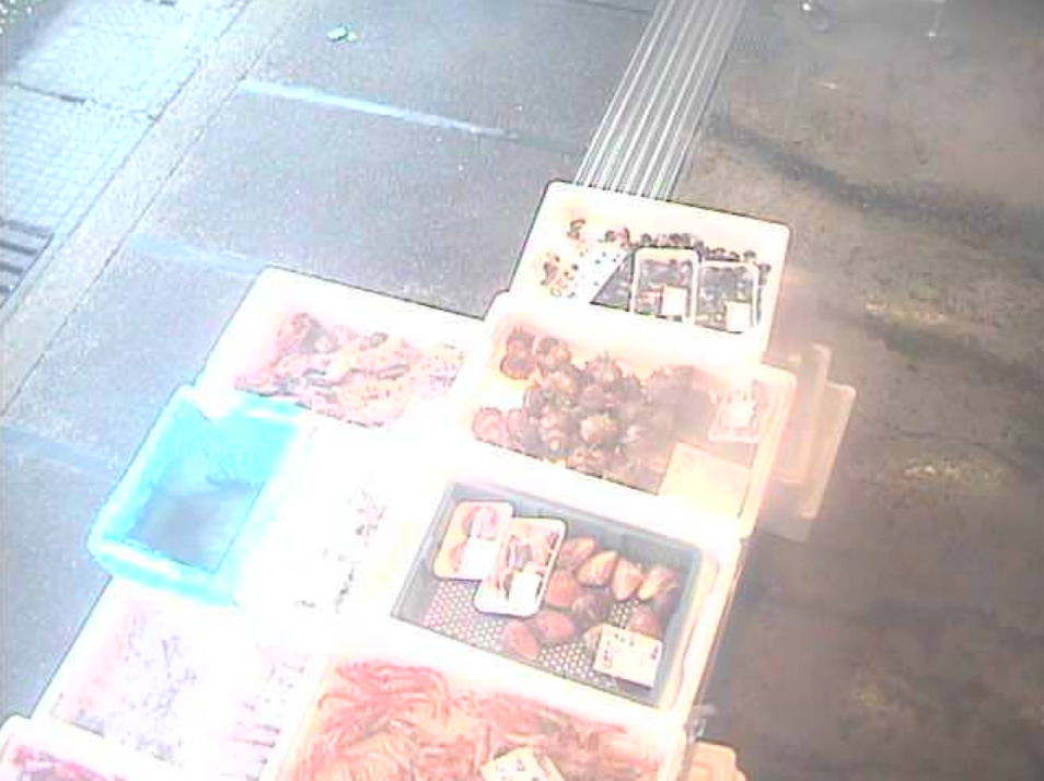 おけしょう鮮魚鮮魚売り場ライブカメラ(兵庫県豊岡市城崎町湯島)