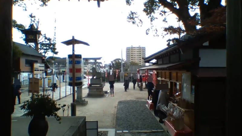 菅生神社ライブカメラ(愛知県岡崎市康生町)