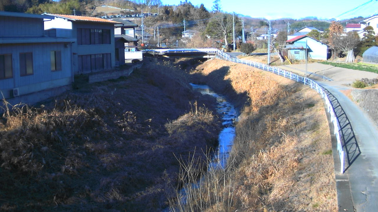 星川山際橋ライブカメラ(群馬県富岡市下黒岩)