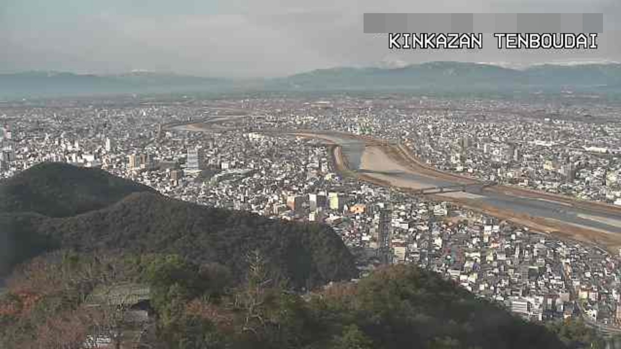 金華山山頂ライブカメラ(岐阜県岐阜市槻谷)