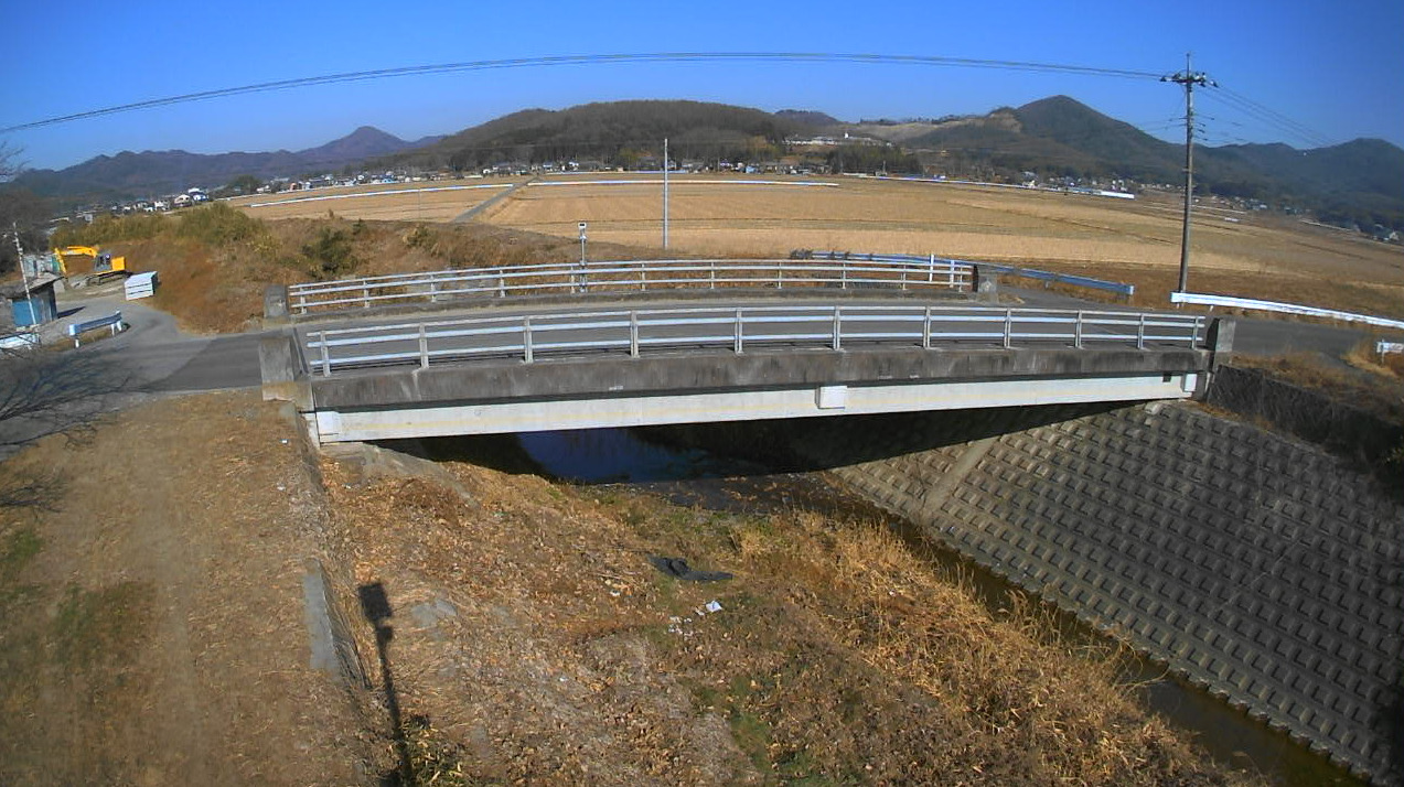 三杉川東川橋ライブカメラ(栃木県栃木市岩舟町古江)