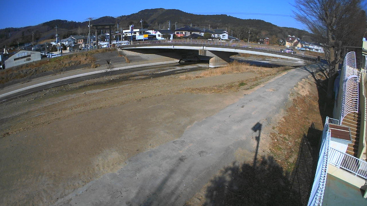 永野川二杉橋ライブカメラ(栃木県栃木市片柳町)