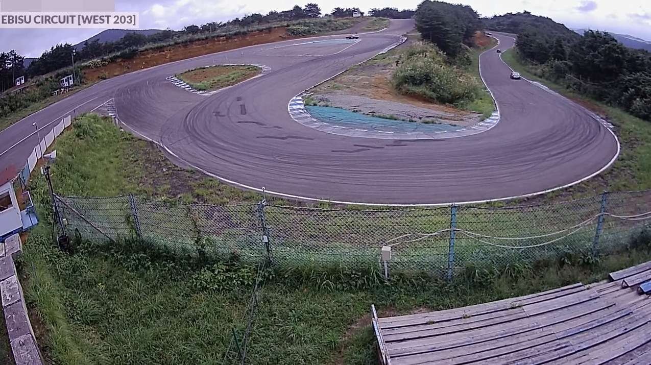 エビスサーキット西コース第3ライブカメラ(福島県二本松市沢松倉)