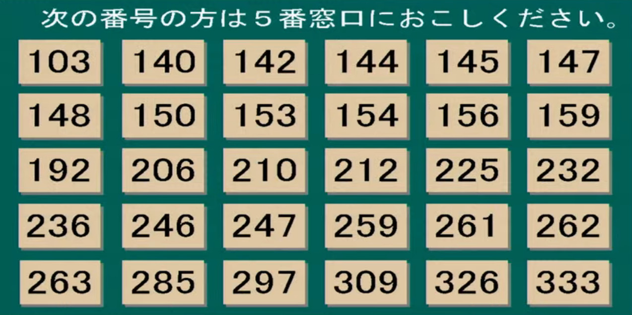 岡山市北区役所市民保険年金課呼び出し番号表示ライブカメラ(岡山県岡山市北区)