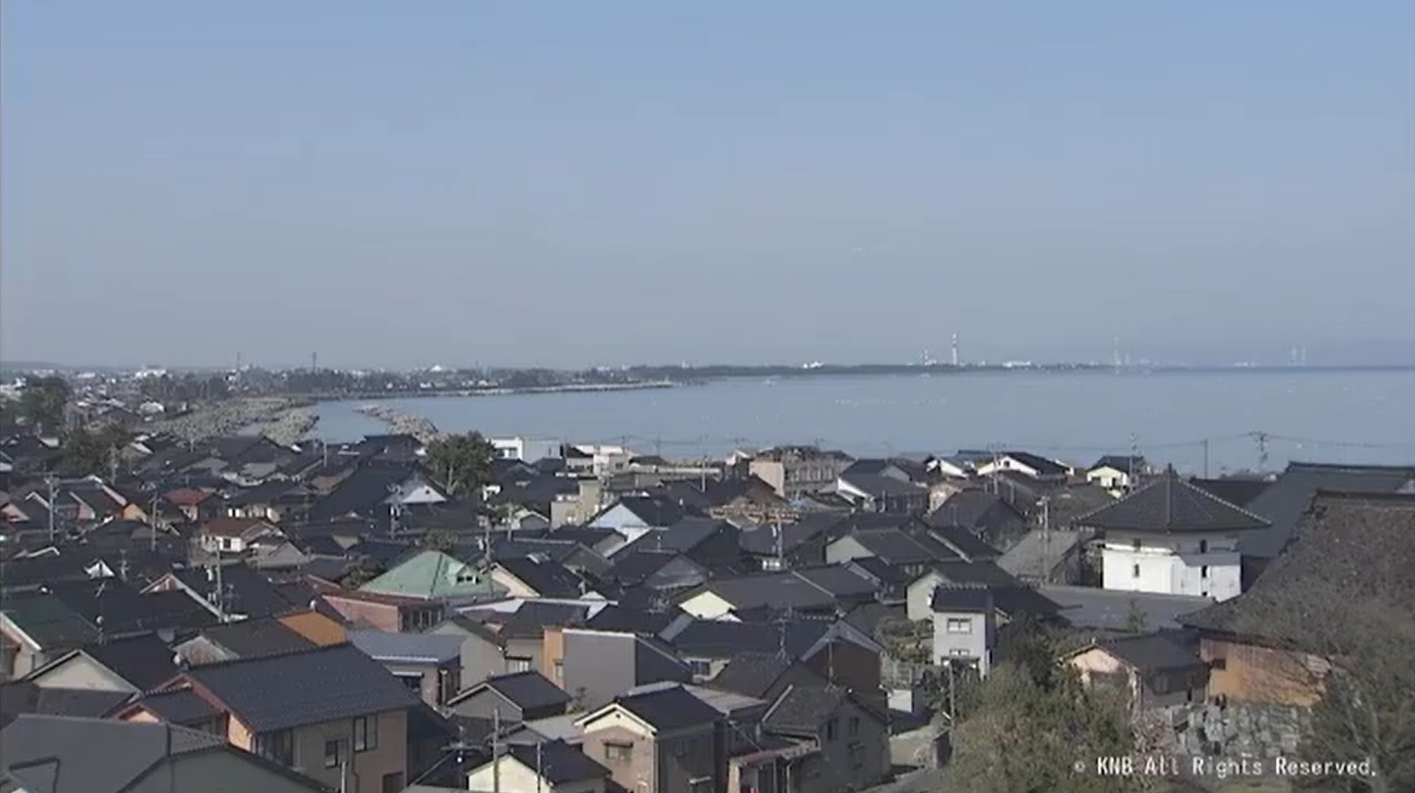 KNB富山湾ライブカメラ(富山県滑川市)