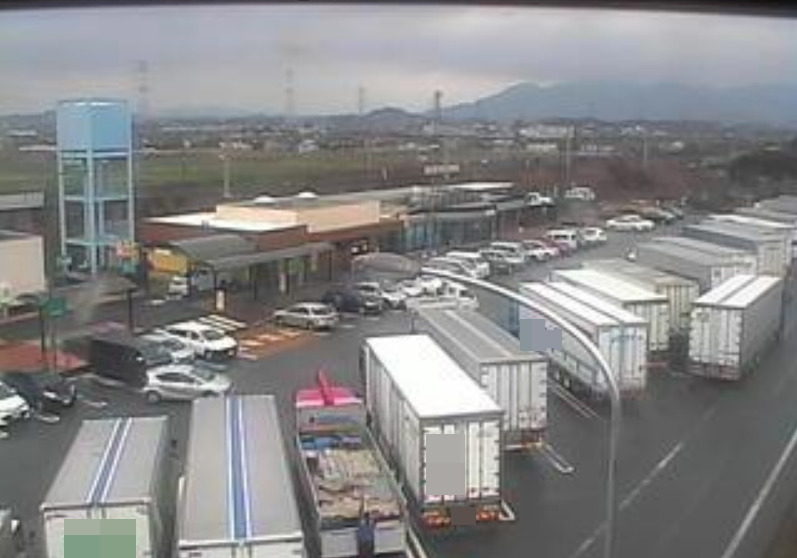 九州自動車道直方パーキングエリア上りライブカメラ(福岡県直方市植木)