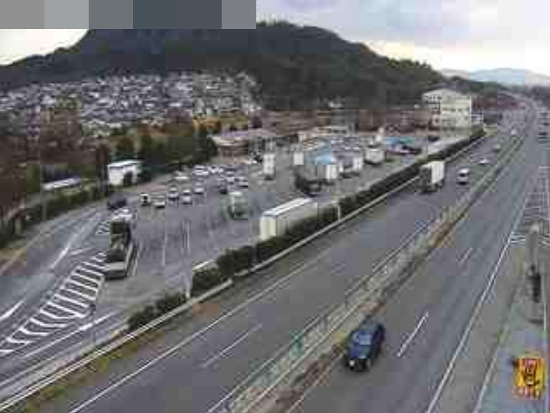 名神高速道路菩提寺パーキングエリア下りライブカメラ(滋賀県湖南市菩提寺)