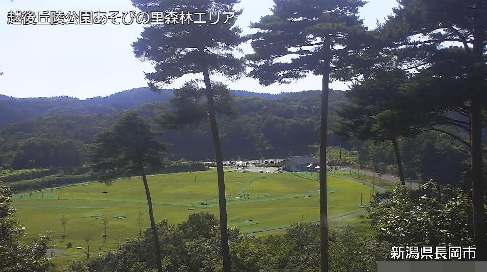越後丘陵公園あそびの里森林エリアライブカメラ(新潟県長岡市親沢町)