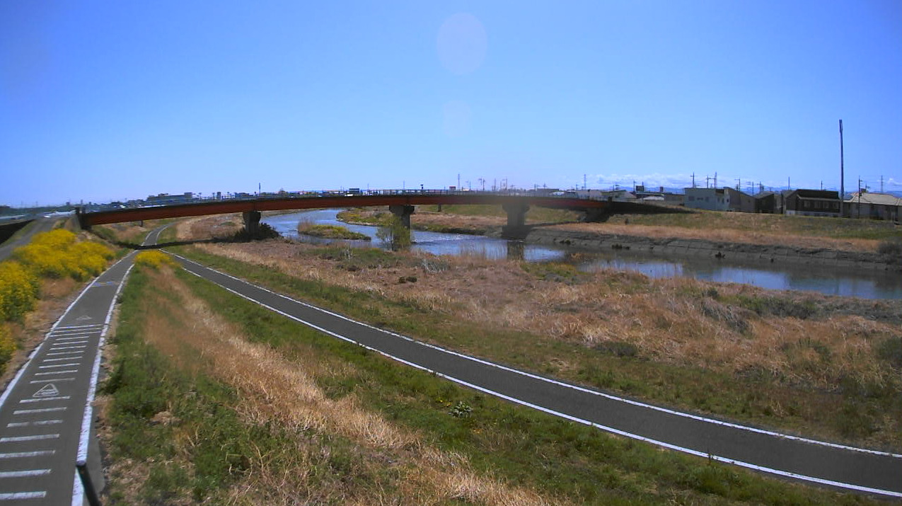 広瀬川須永橋ライブカメラ(群馬県前橋市下増田町)