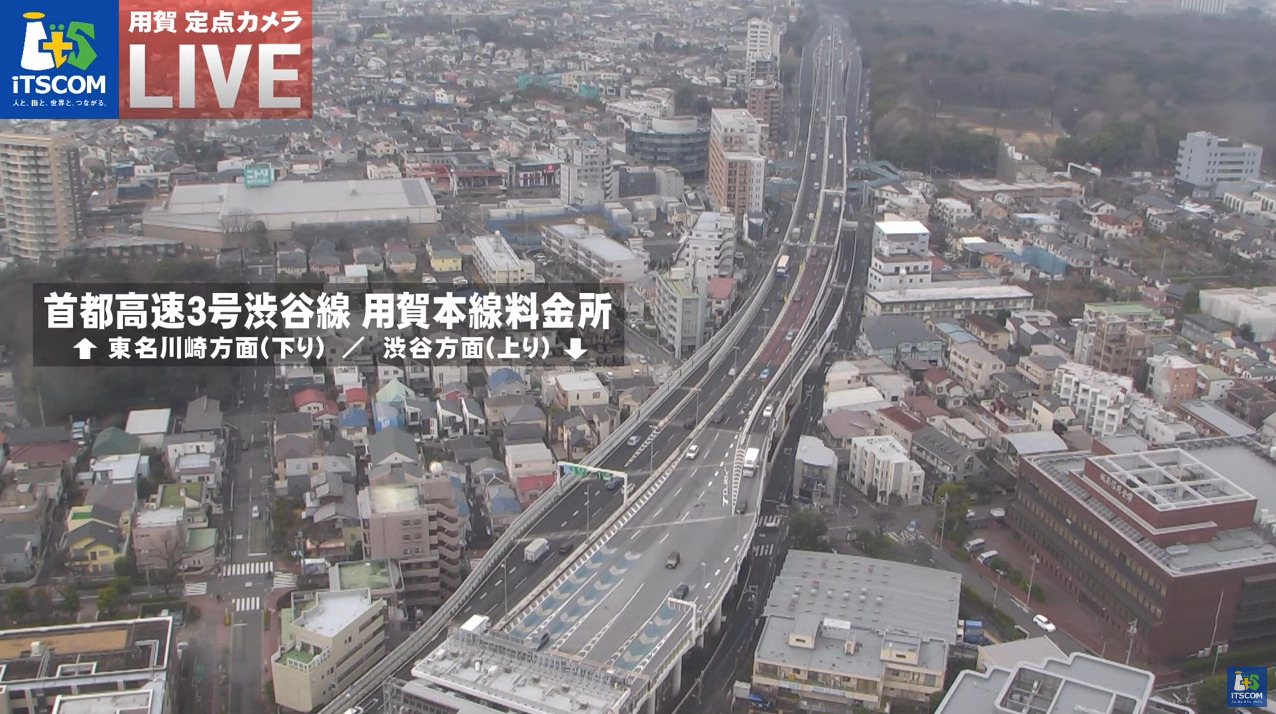 iTSCOM用賀ライブカメラ(東京都世田谷区用賀)