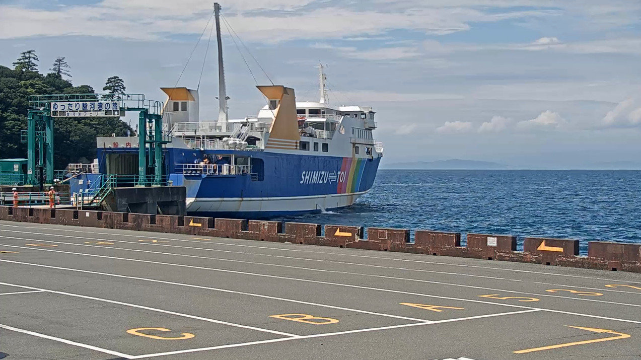 駿河湾フェリー土肥港ライブカメラ(静岡県伊豆市土肥)